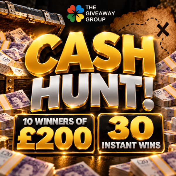 Cash Hunt – 10 Winners of £200 – 30 Instant Wins!