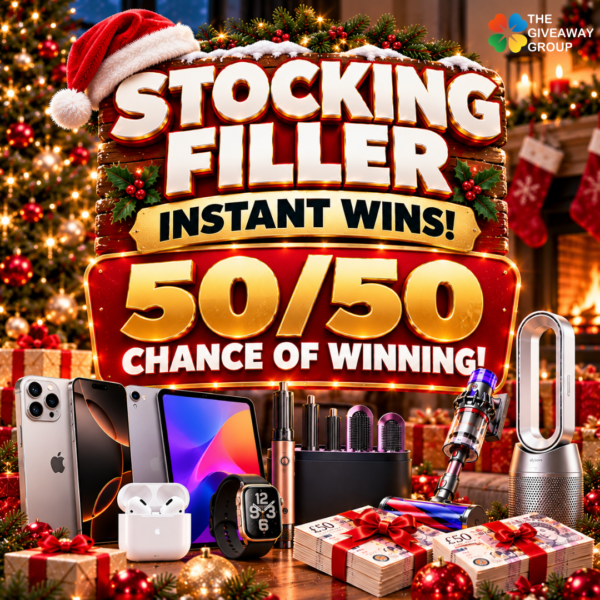 Stocking Filler Instant Wins – 50/50 Chance of Winning